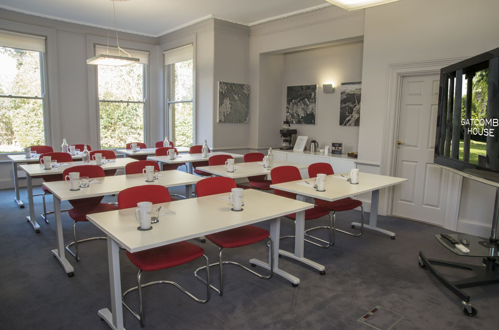 The boardroom at Gatcombe House