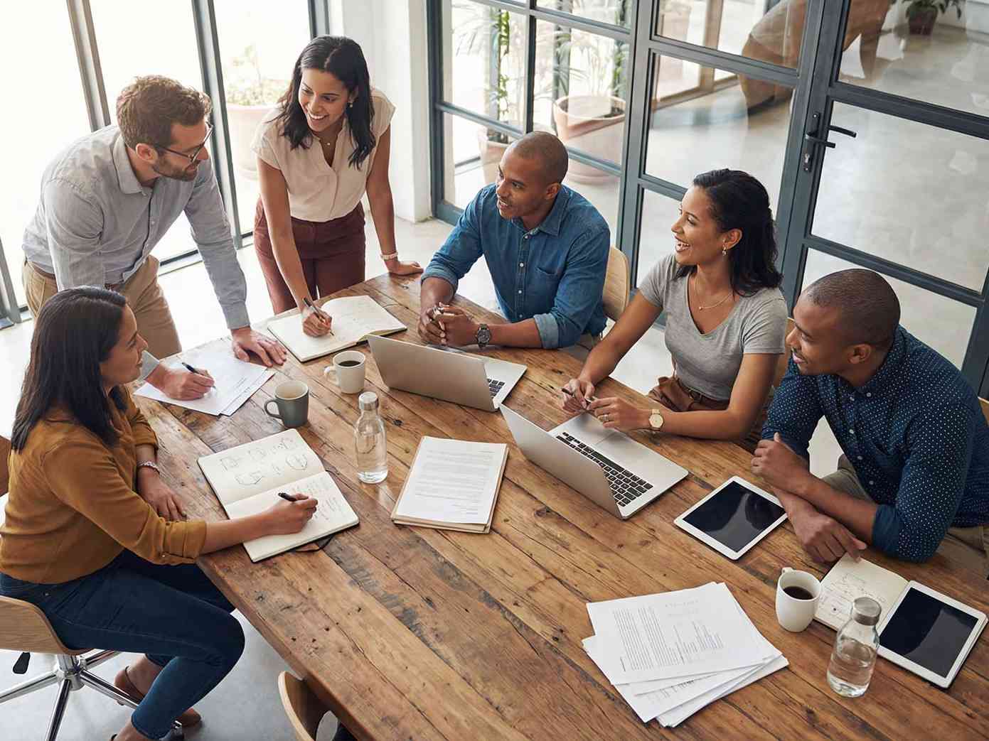 Photo: a dynamic team of professionals