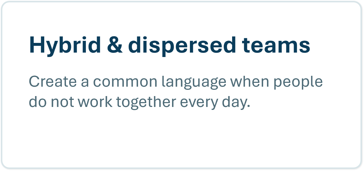 Hybrid & dispersed teams